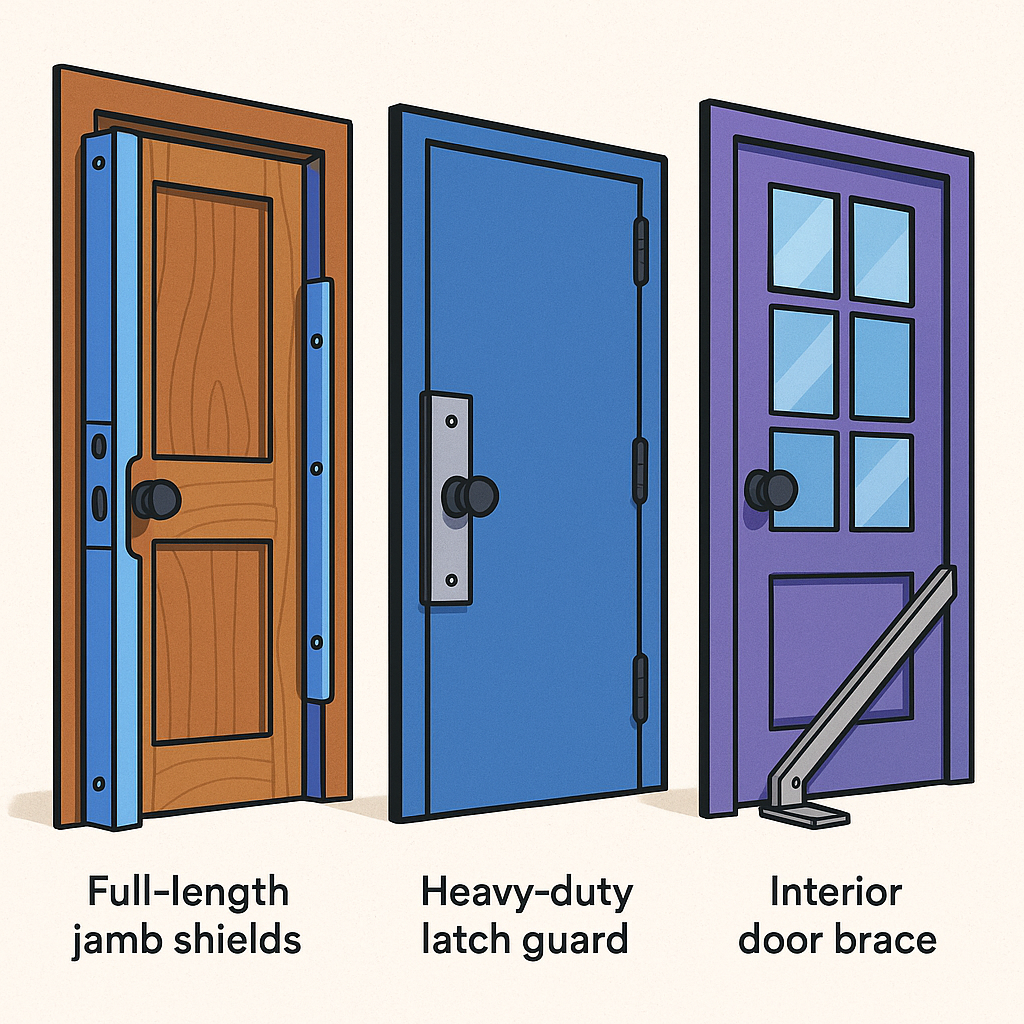 Choosing the Right Door Armor for Various Door Types — illustration