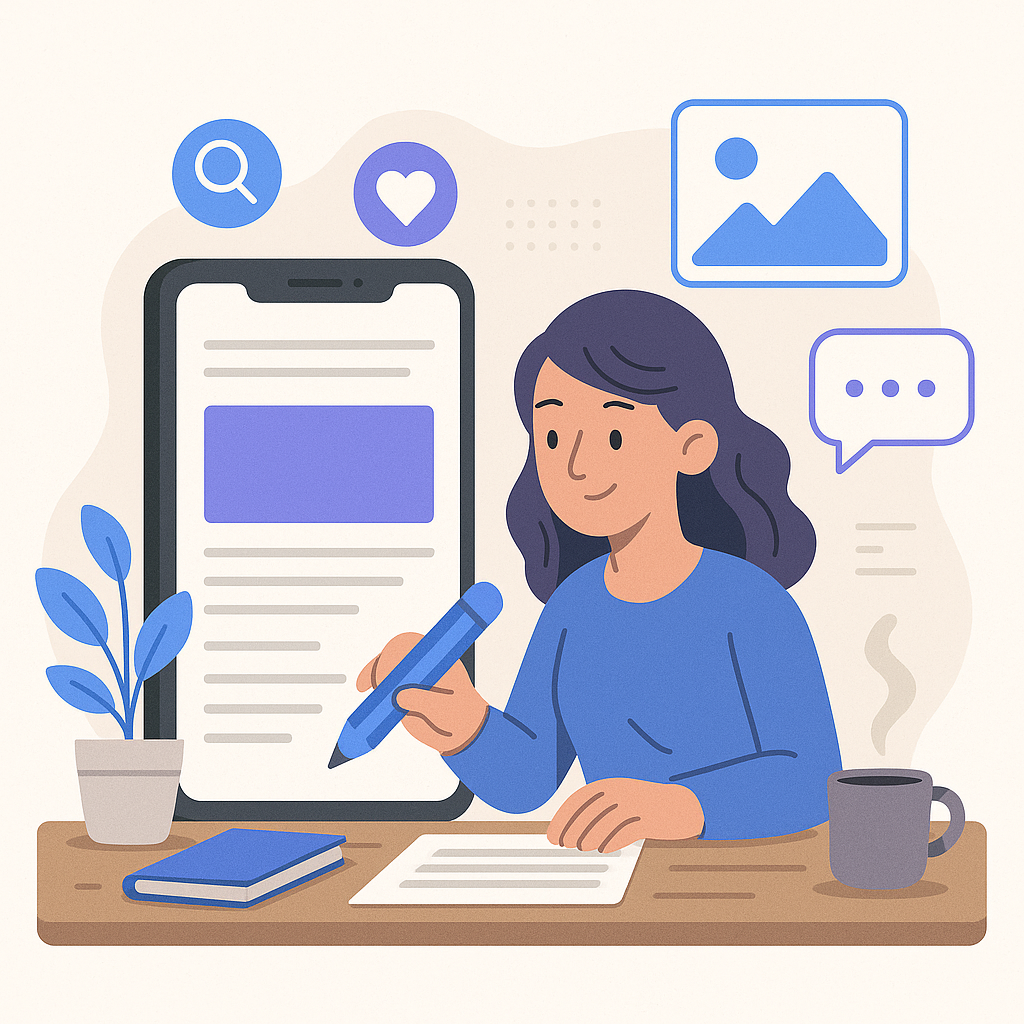 Leverage Content Marketing — illustration