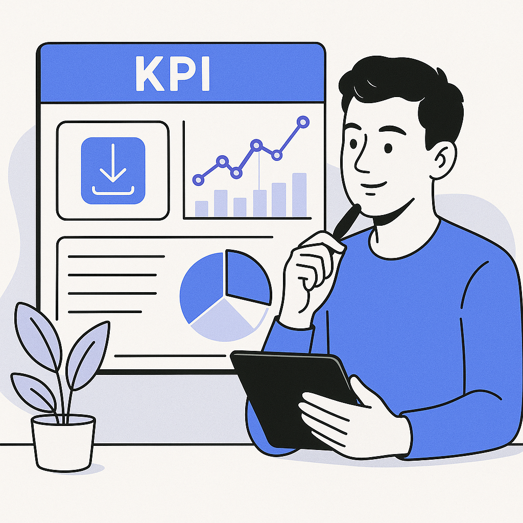 Track and Analyze Key Performance Indicators (KPIs) — illustration