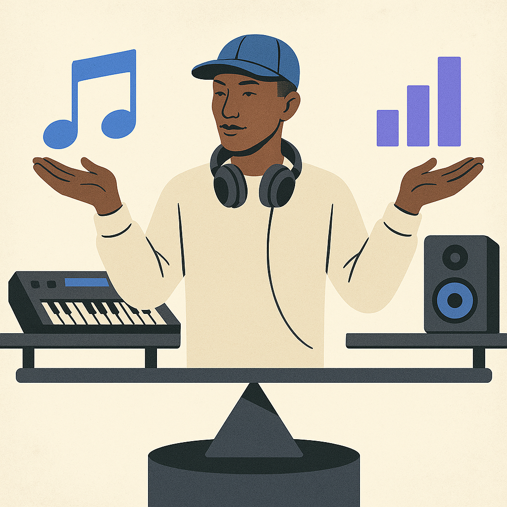 Case Study: Successful Artists Who Mastered the Balance — illustration