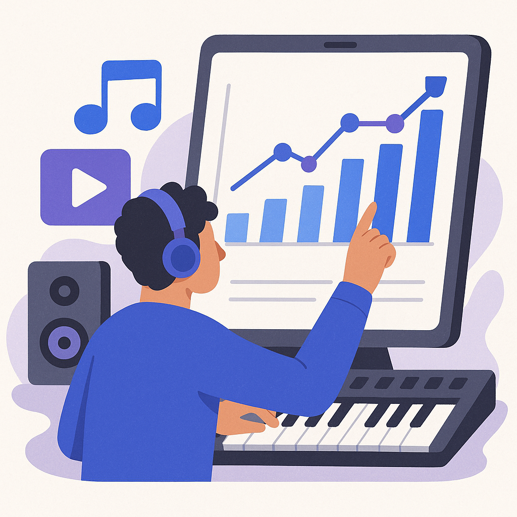 Key Performance Indicators (KPIs) for Music Producers — illustration