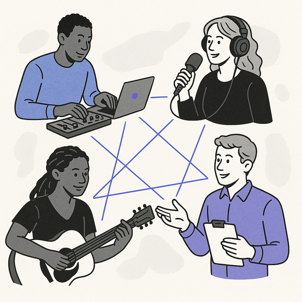 Building a Collaborative Network — illustration