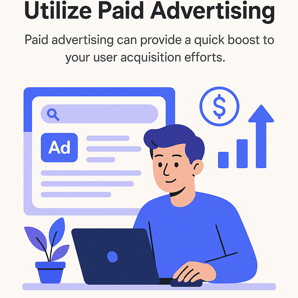 Utilize Paid Advertising — illustration