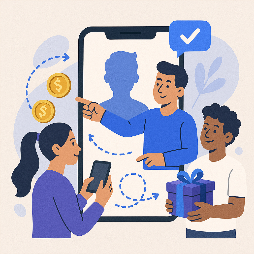 Leverage Referral Programs — illustration