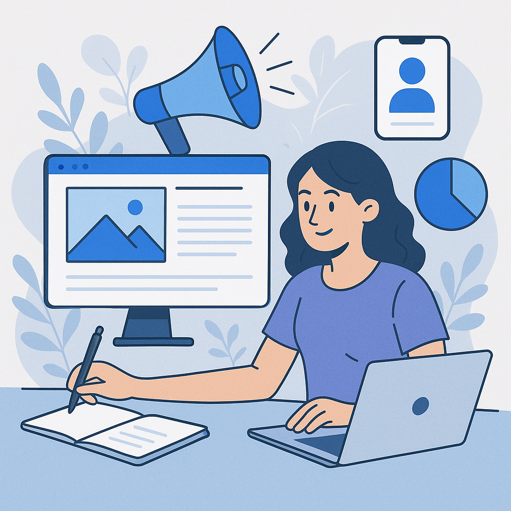 Leverage Content Marketing — illustration