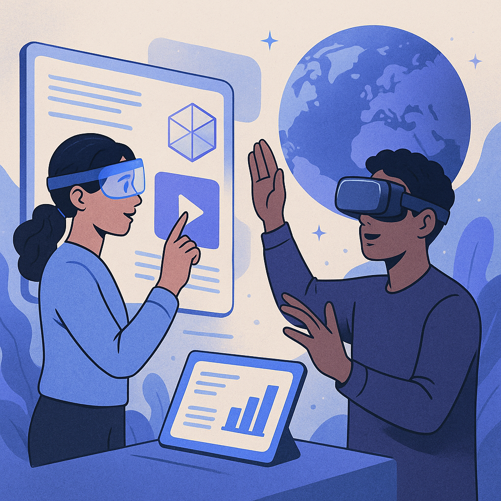 Interactive and Immersive Content — illustration