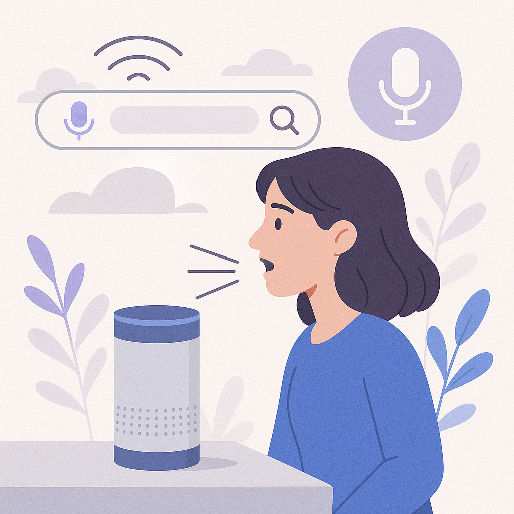 Voice Search Optimization — illustration