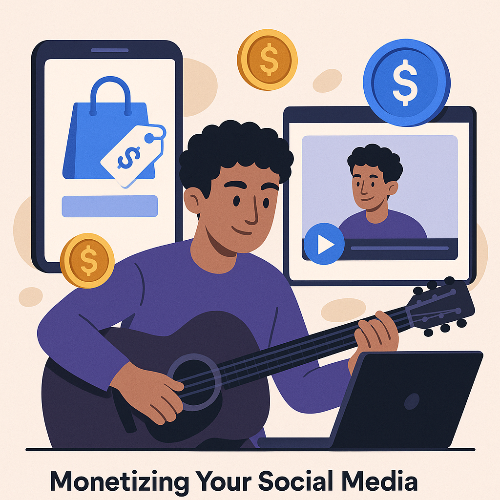 Monetizing Your Social Media Efforts — illustration