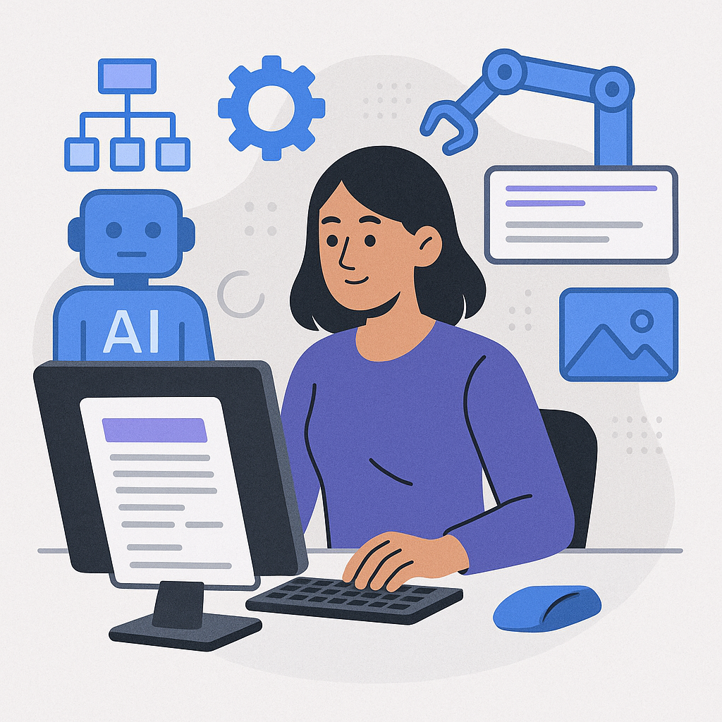 Harnessing the Power of AI and Automation — illustration