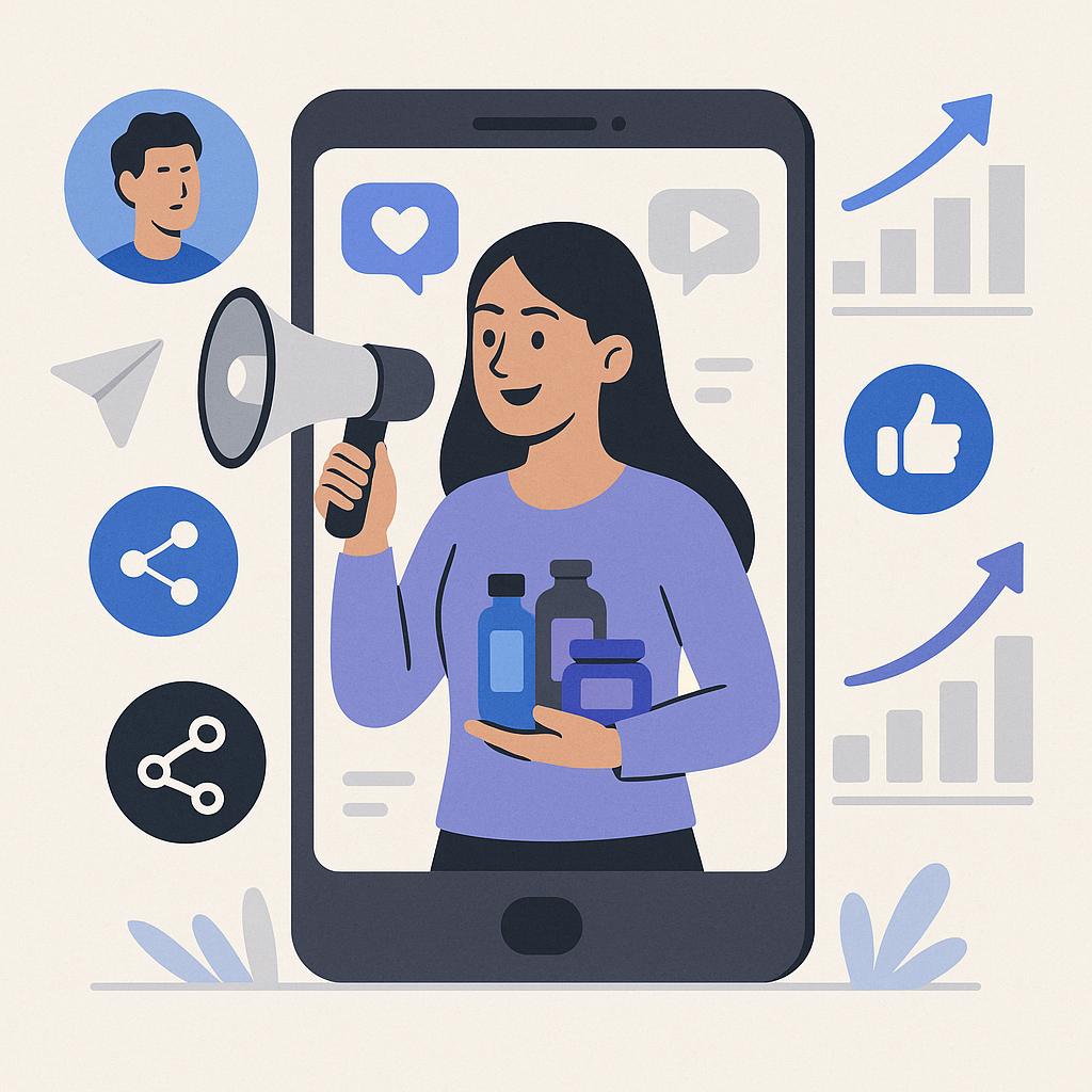 Utilizing Influencer Partnerships for Campaign Amplification — illustration