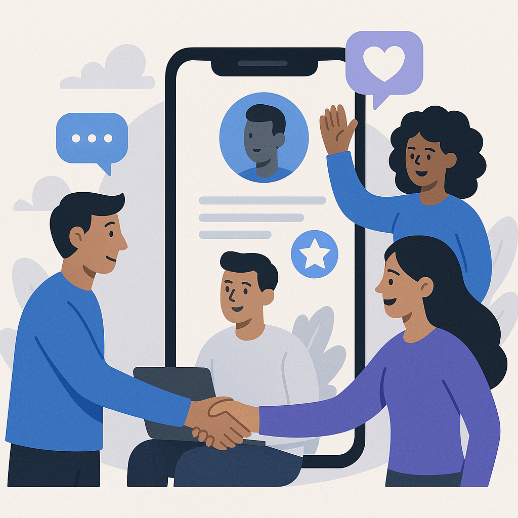 Community Building and User Engagement — illustration