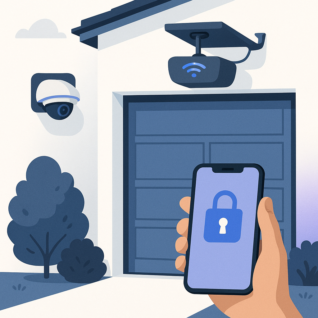 7. Secure Your Garage — illustration