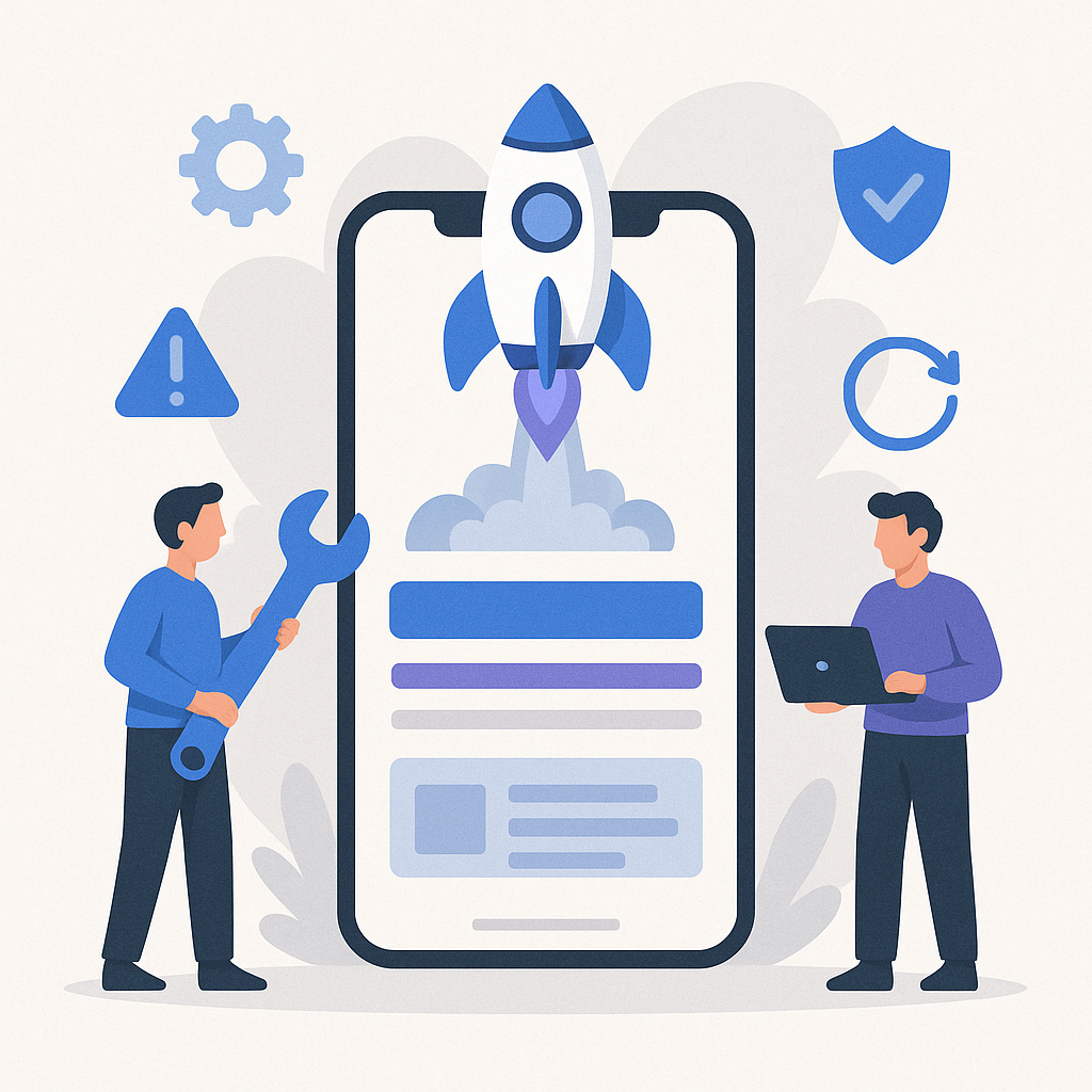 Understanding the Importance of Post-Launch Maintenance — illustration