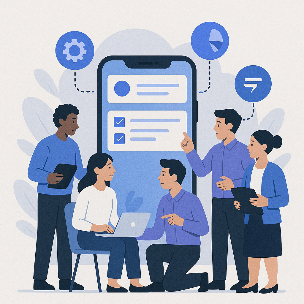 Collaborating with Cross-Functional Teams — illustration