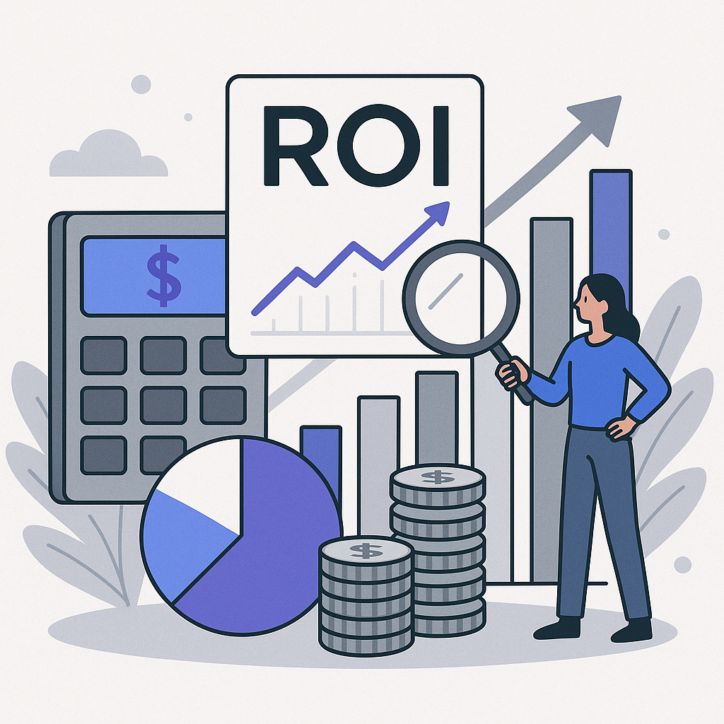 Understanding Marketing ROI — illustration