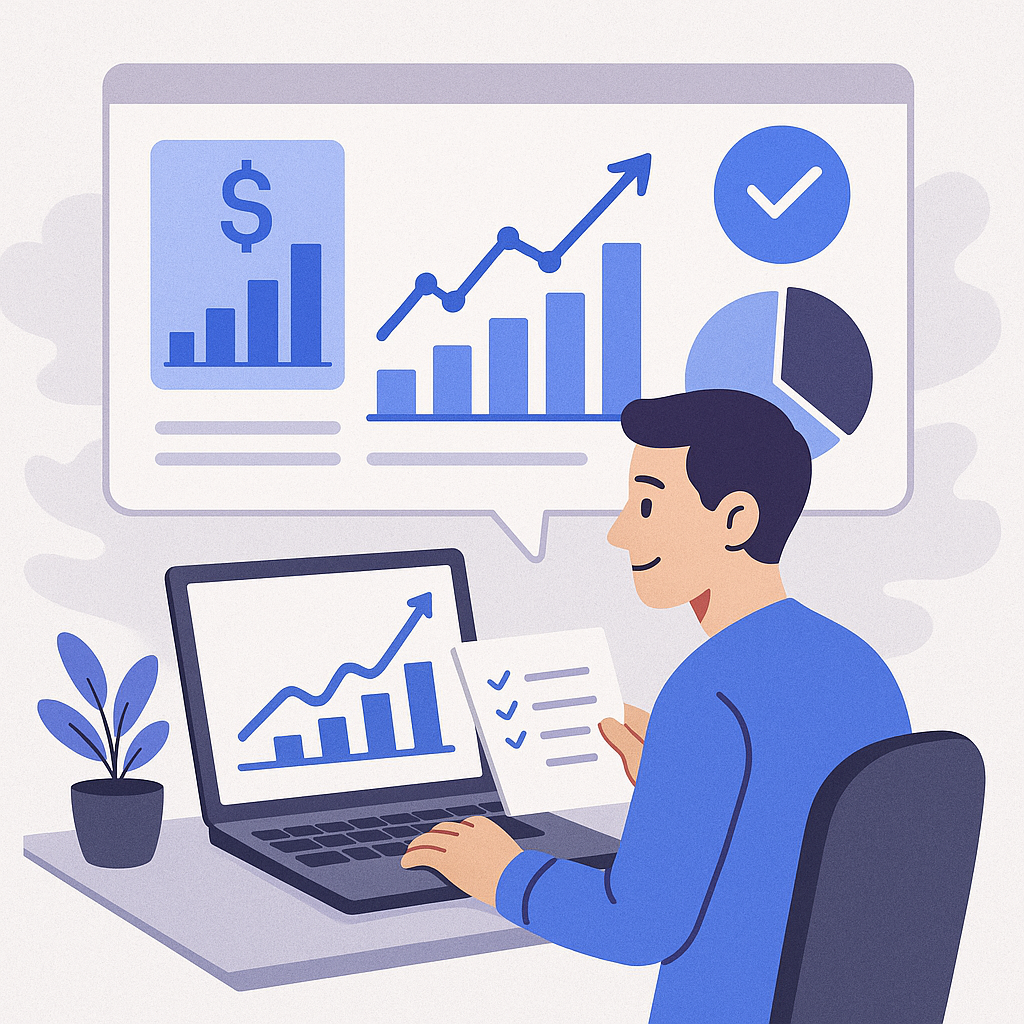 Case Study: Successful Implementation of Marketing ROI Metrics — illustration
