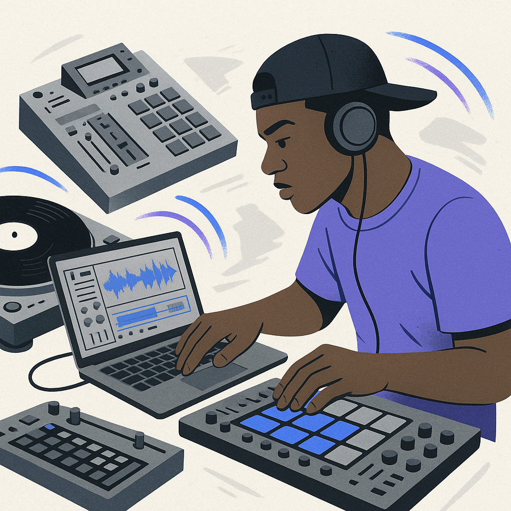 The Role of Technology in Hip-Hop's Evolution — illustration