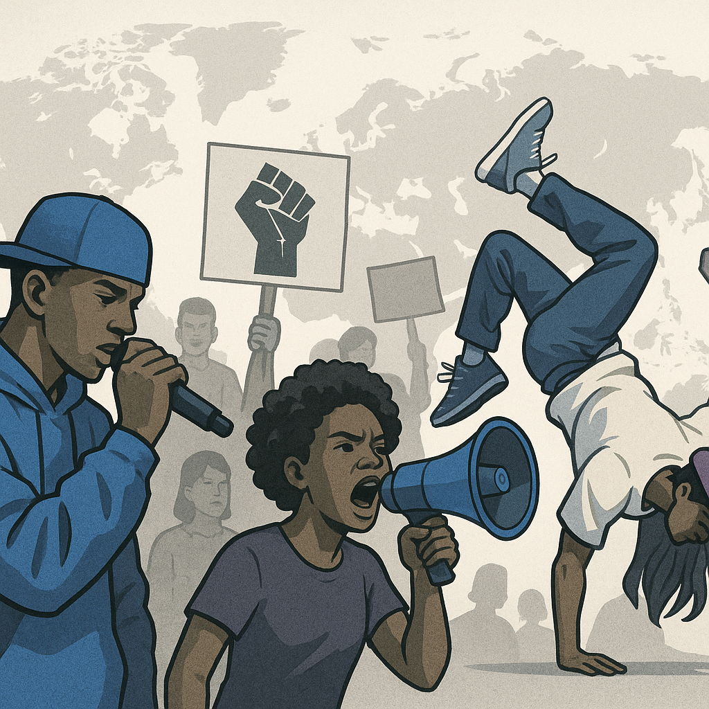 Case Study: Hip-Hop's Impact on Global Culture — illustration