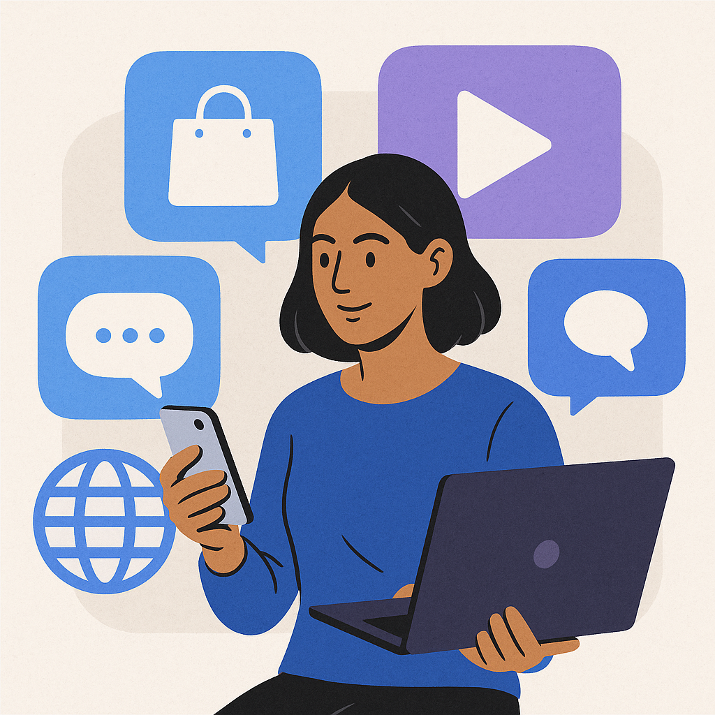 Embracing Multi-Channel Marketing — illustration