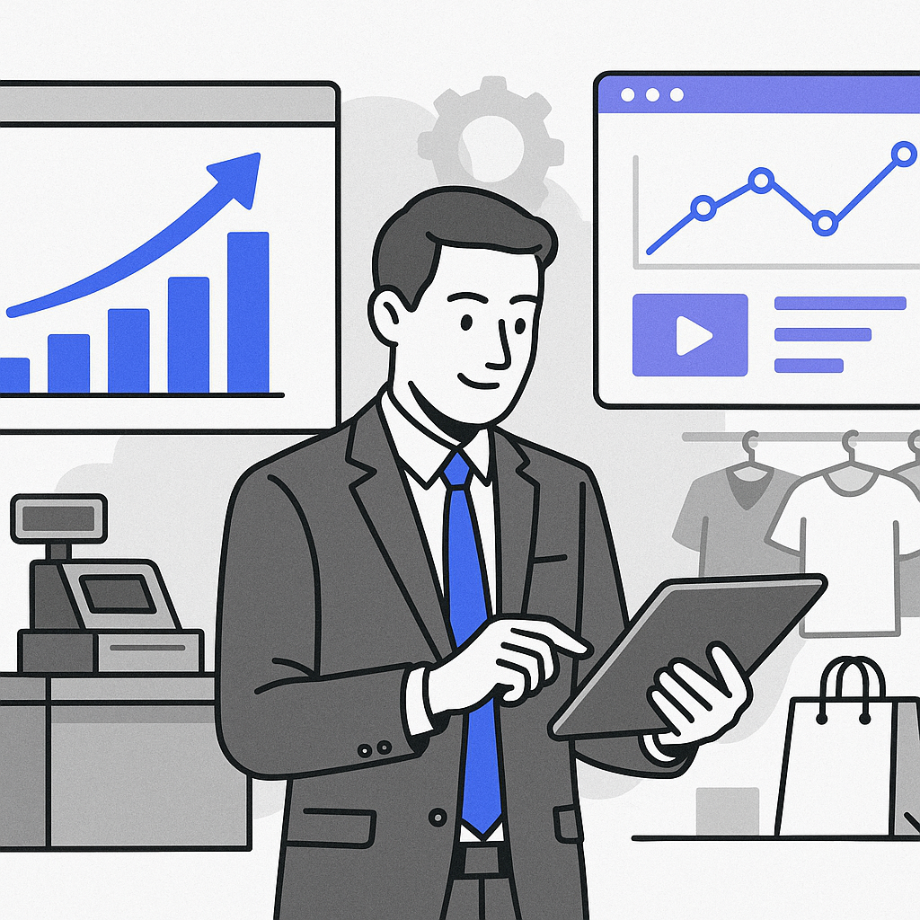 Case Study: Successful Digital Transformation in Retail — illustration
