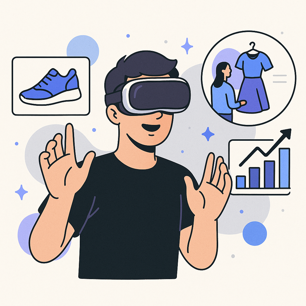 Integrating Virtual and Augmented Reality in Marketing — illustration