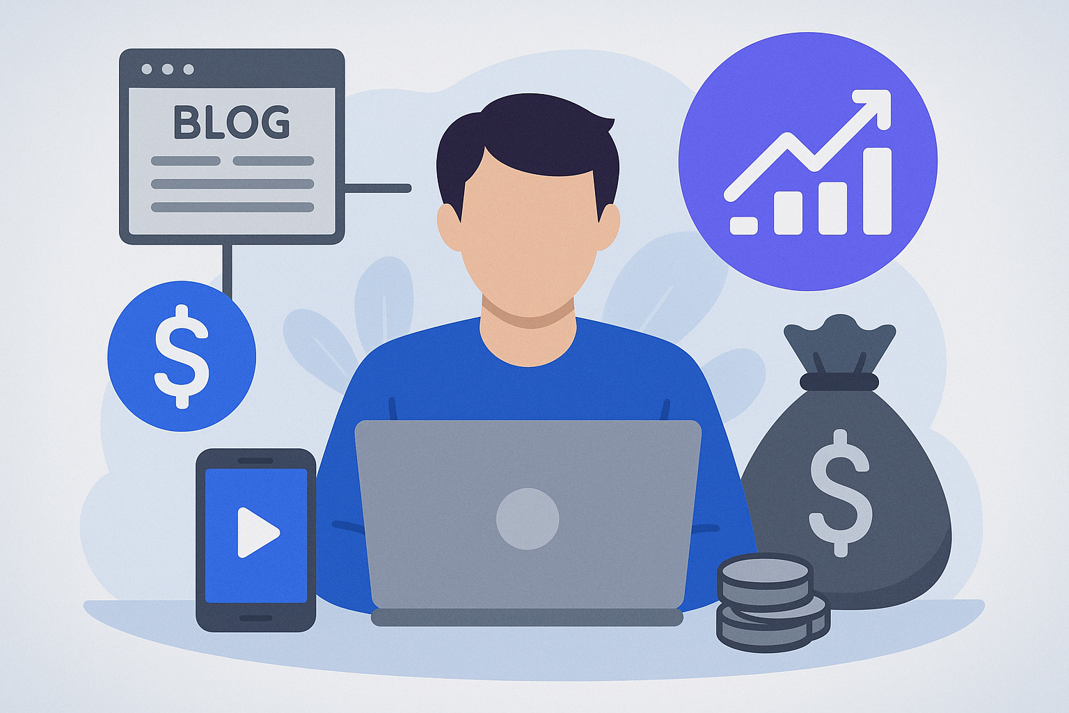 Featured image: Monetization Strategies for Faceless Blogs