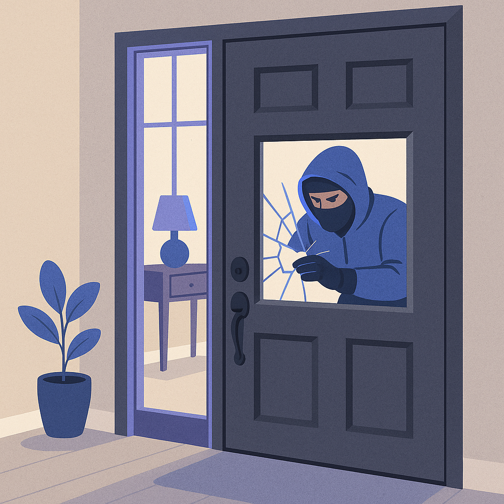 Understanding the Vulnerability of Sidelight Doors — illustration