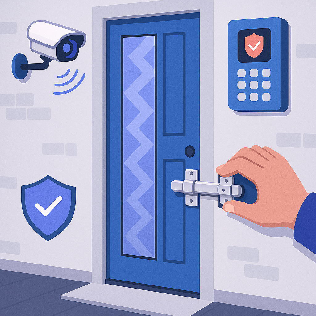 Advanced Security Measures for Sidelight Doors — illustration