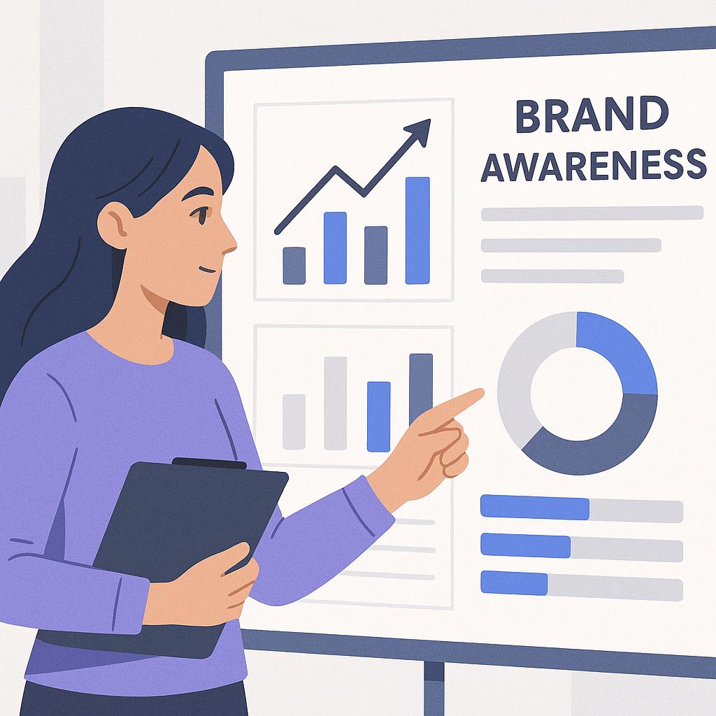 KPIs and Metrics for Brand Strategy Success — illustration