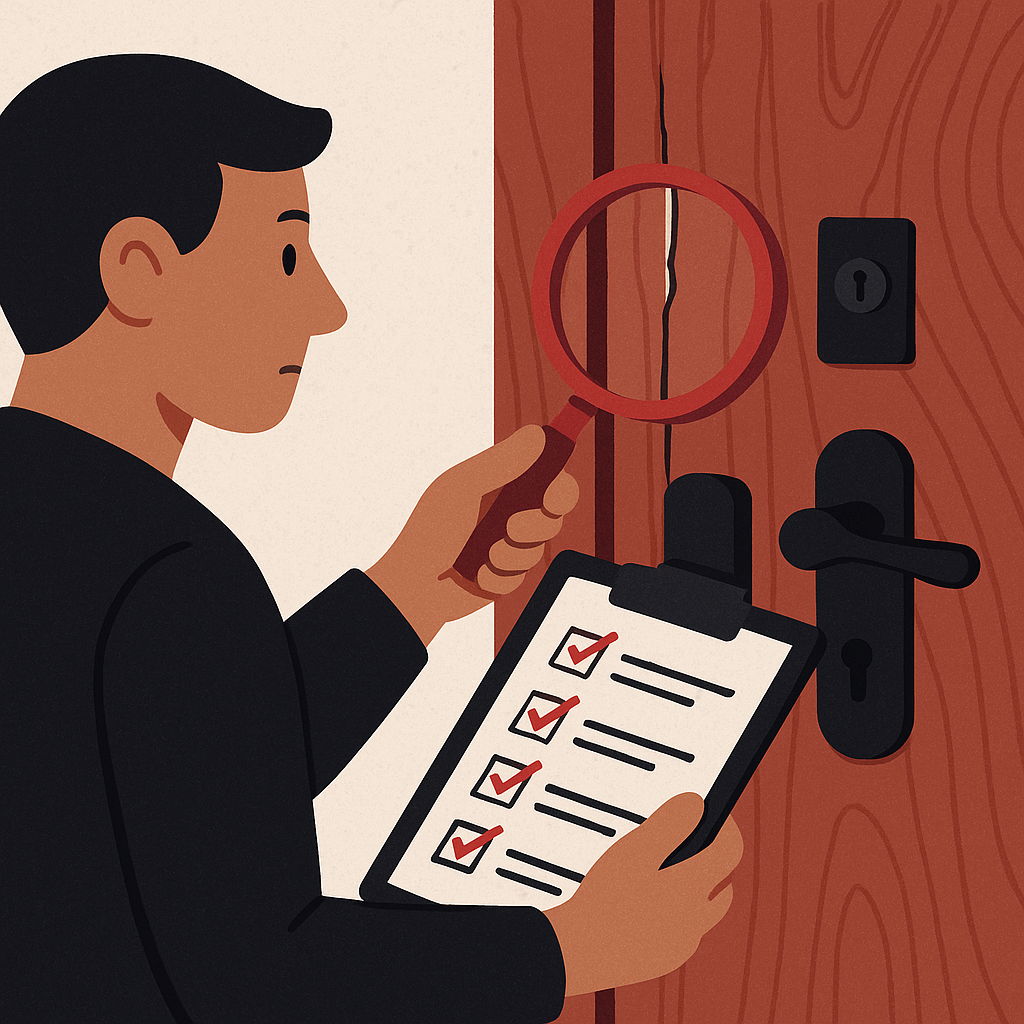 Checklist for Comprehensive Door Security — illustration