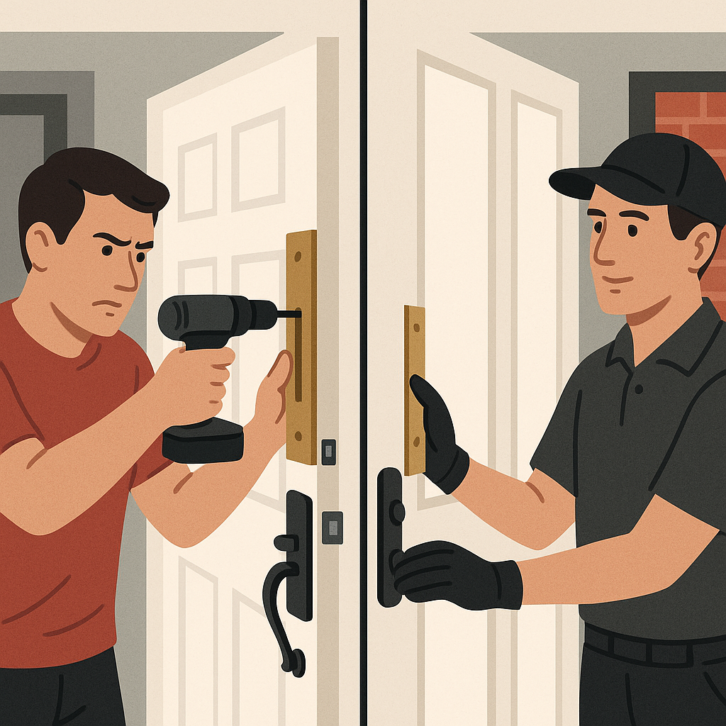 DIY Vs. Professional Installation — illustration