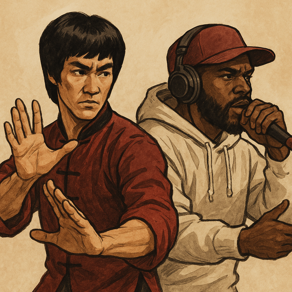 The Connection Between Kung Fu and Hip-Hop — illustration