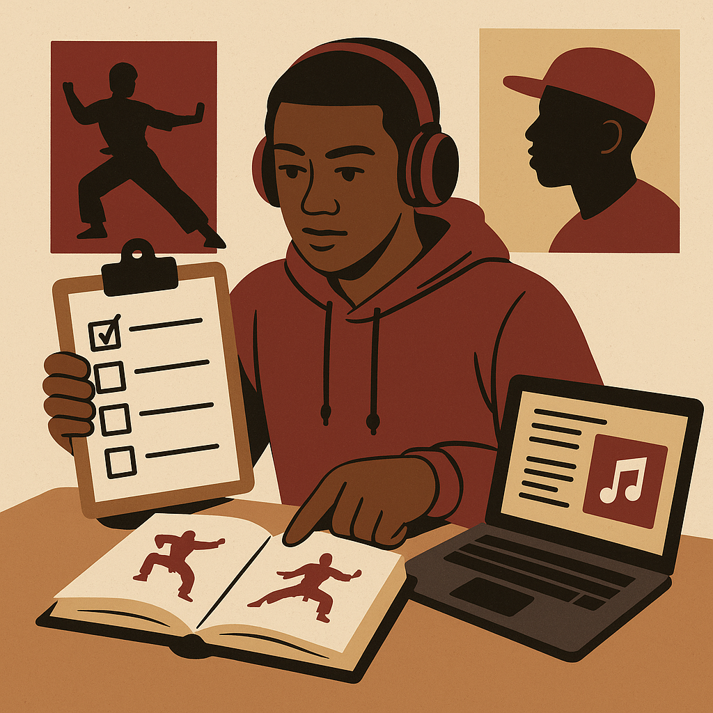 Checklist for Crafting Your Kung Fu-Inspired Hip-Hop Experience — illustration