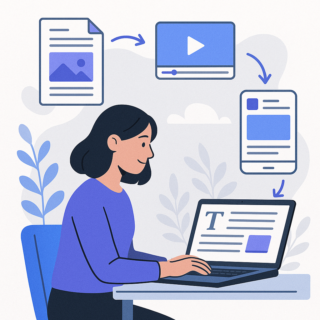 Developing a Content Repurposing Strategy — illustration