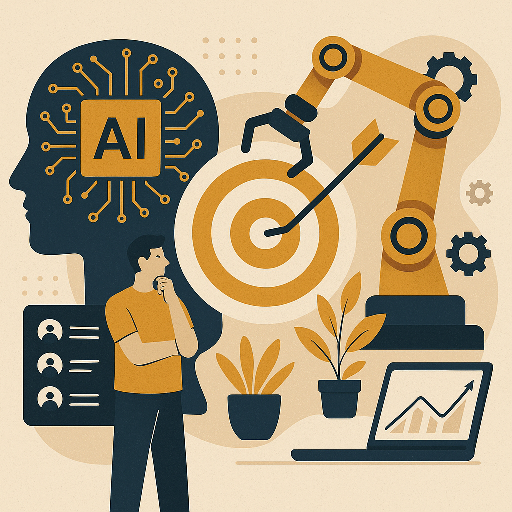 Integrating AI and Automation in Targeted Marketing — illustration