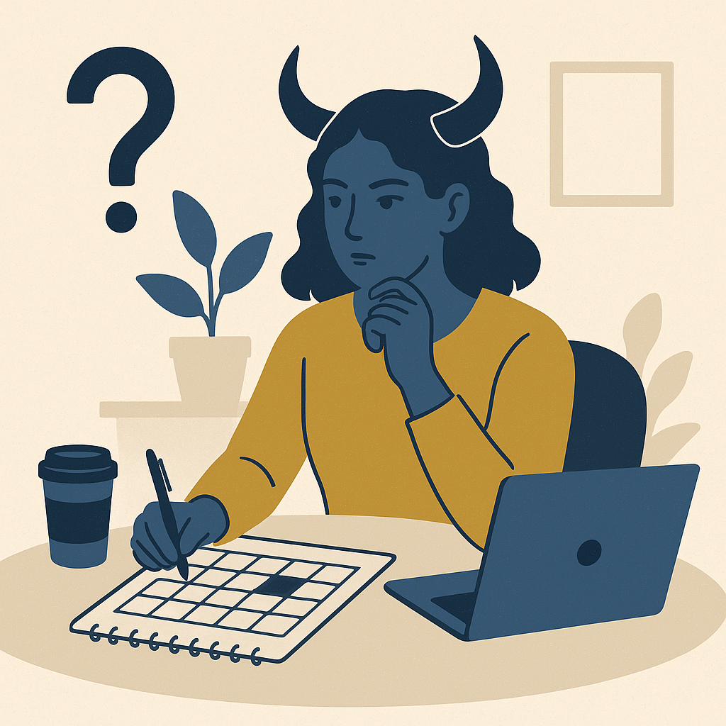 FAQs for the Taurus Entrepreneur — illustration
