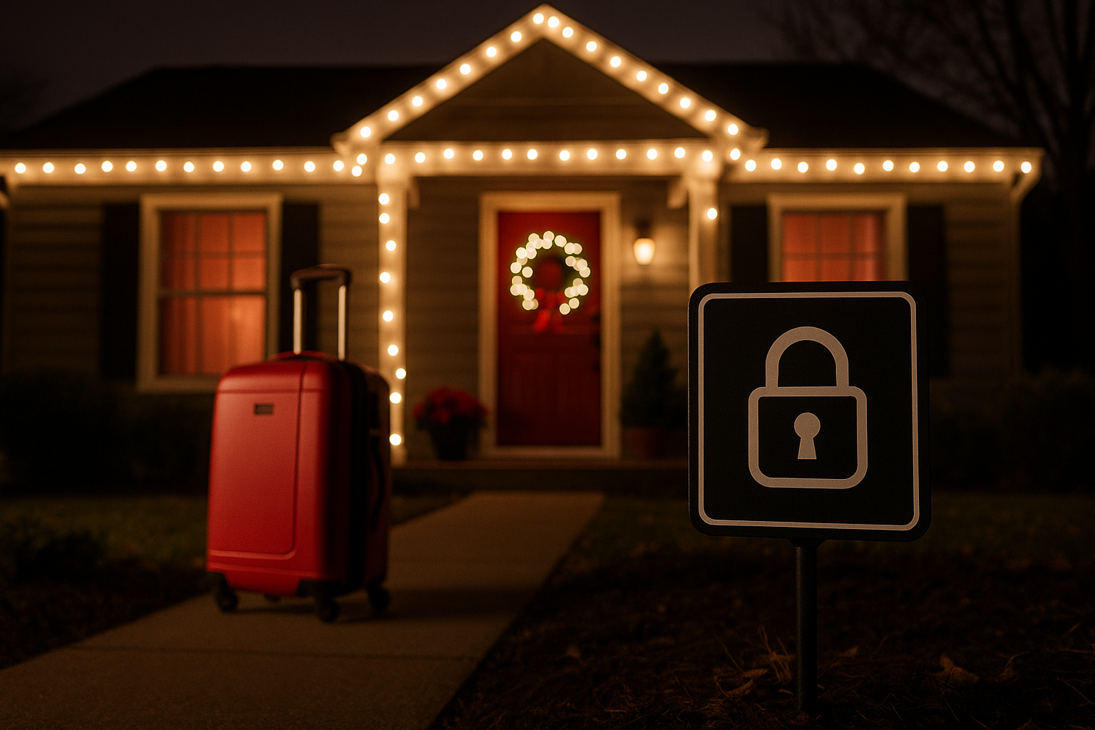 Featured image: Holiday Season Home Security: Protecting Your Home While Away
