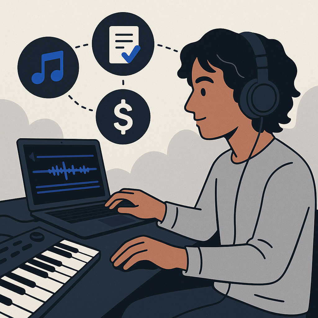 Exploring New Revenue Streams Through Music Licensing — illustration