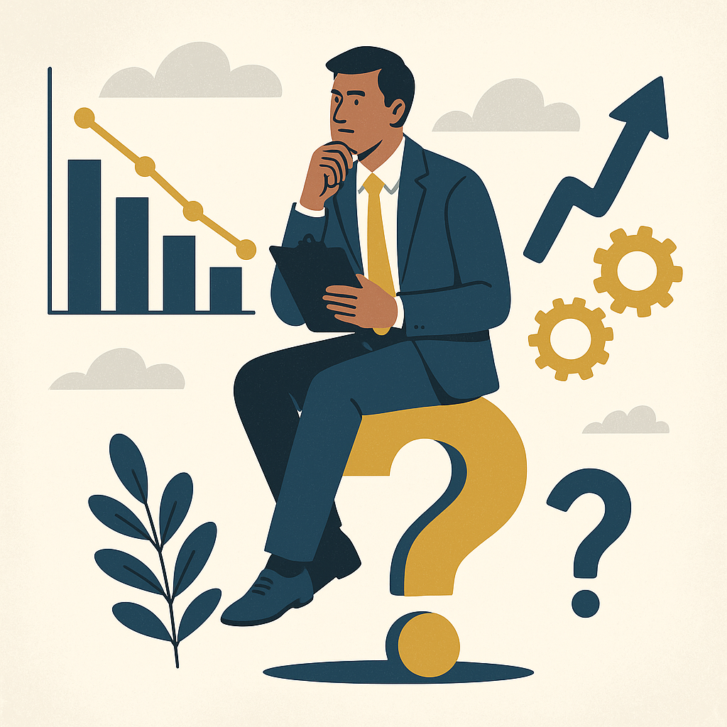 FAQs About Navigating Economic Uncertainty — illustration