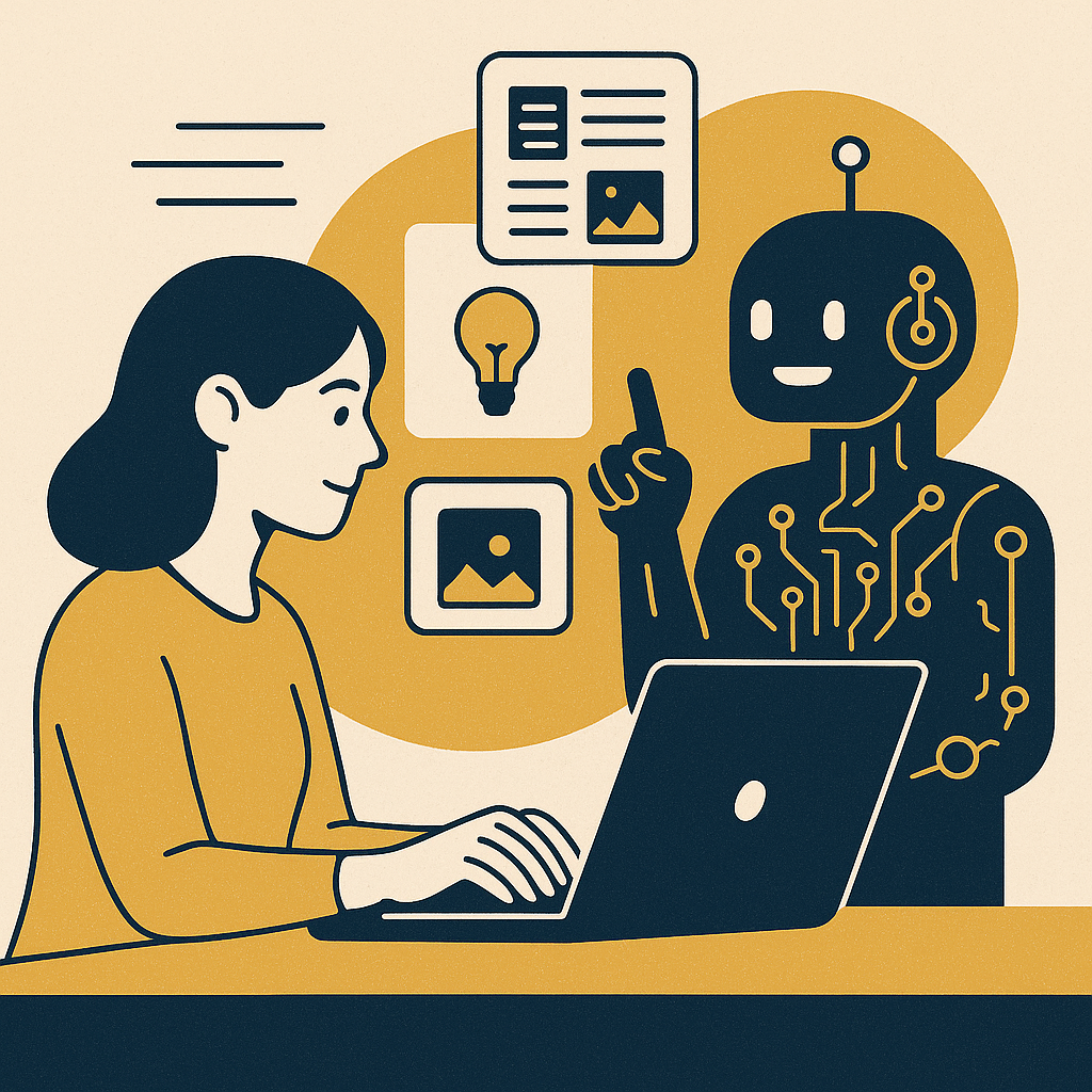The AI Blogging Revolution: Real Numbers, Real Impact — illustration