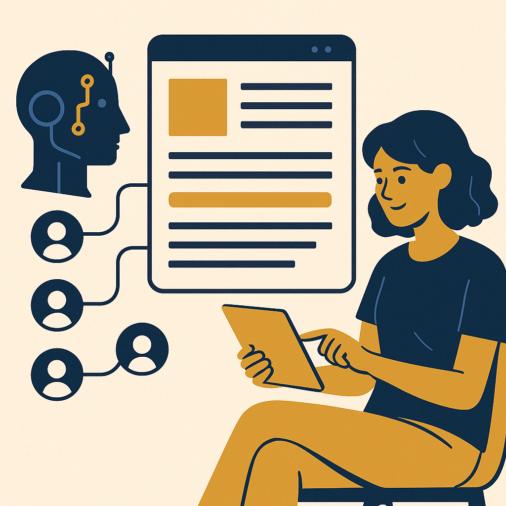 AI-Powered Personalization: Crafting Tailored Experiences for Readers — illustration