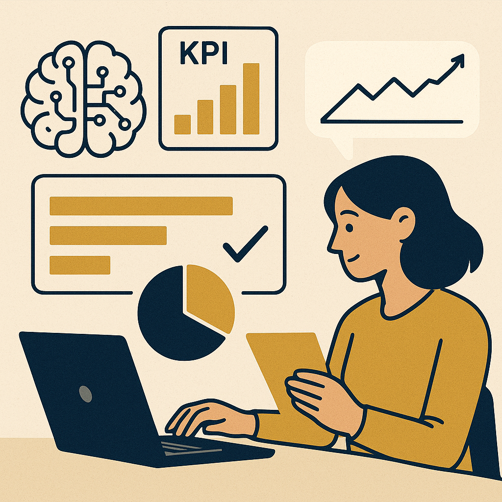 Measuring Success: Key Performance Indicators for AI-Enhanced Blogging — illustration