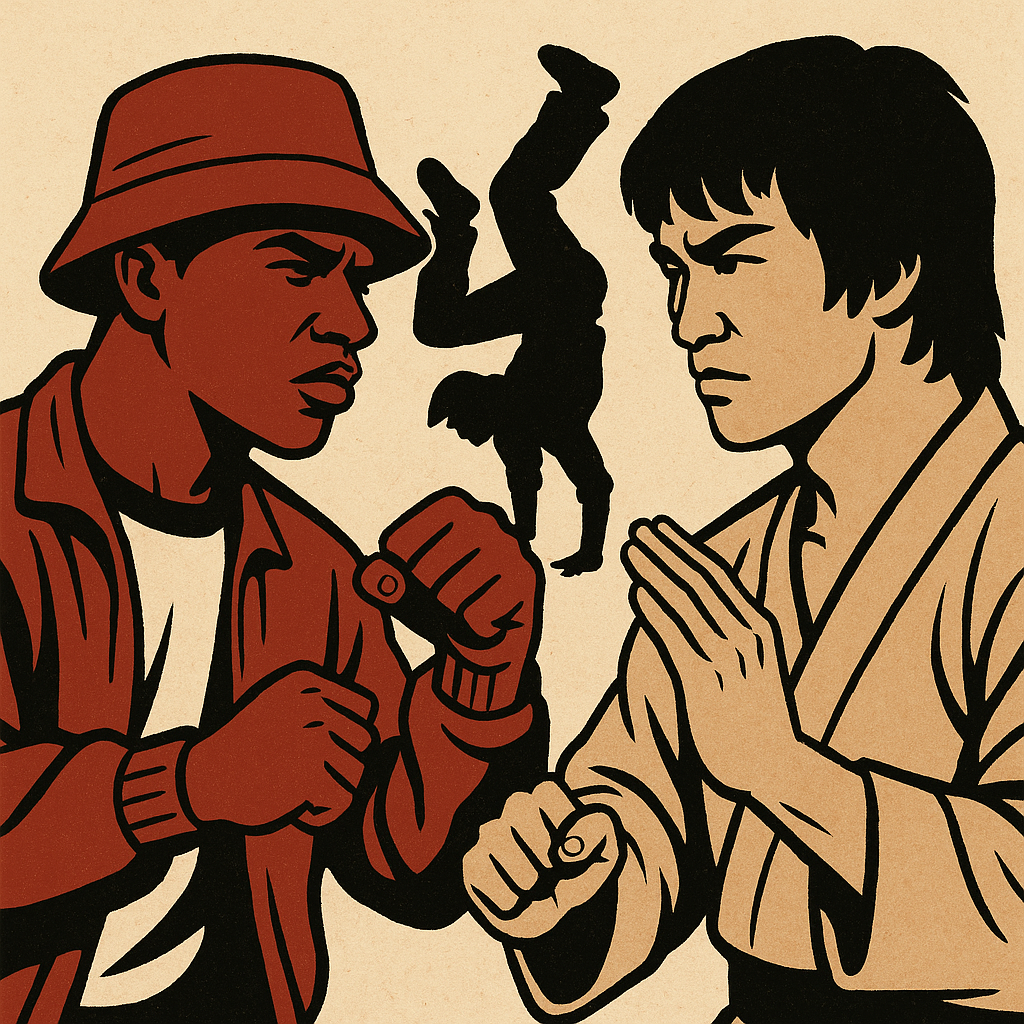 When Hip-Hop Met Martial Arts — illustration