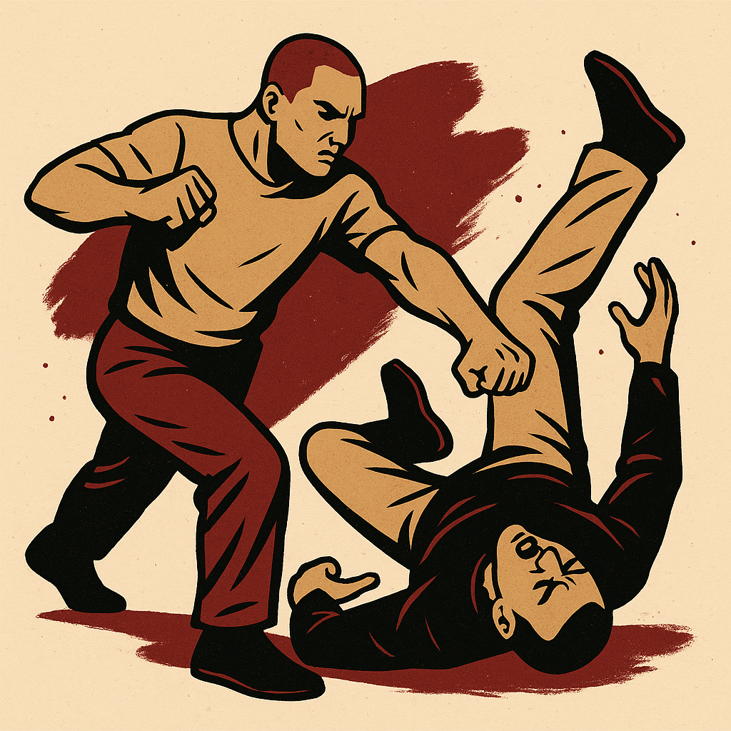 The Anatomy of a Fight Scene — illustration