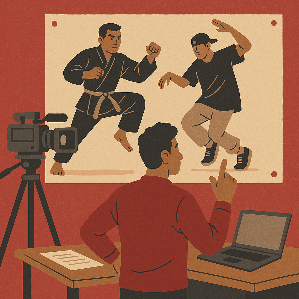 Step-by-Step: Crafting a Martial Arts Hip-Hop Video — illustration