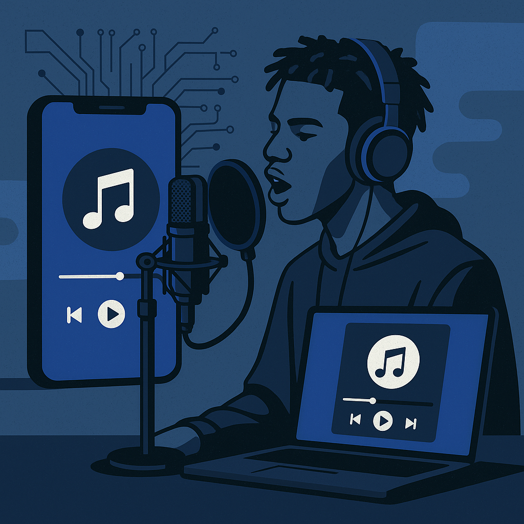 The Digital Revolution in Hip-Hop — illustration