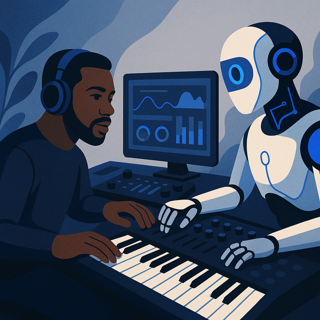 AI and Music Production — illustration