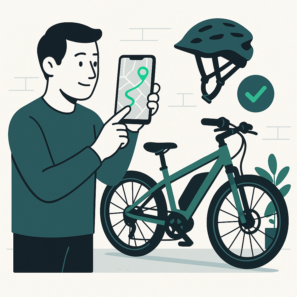 Practical Steps for Your First Ride — illustration