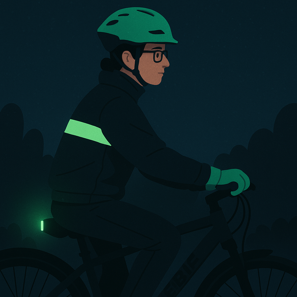 Safety Tips for E-Bike Riders — illustration