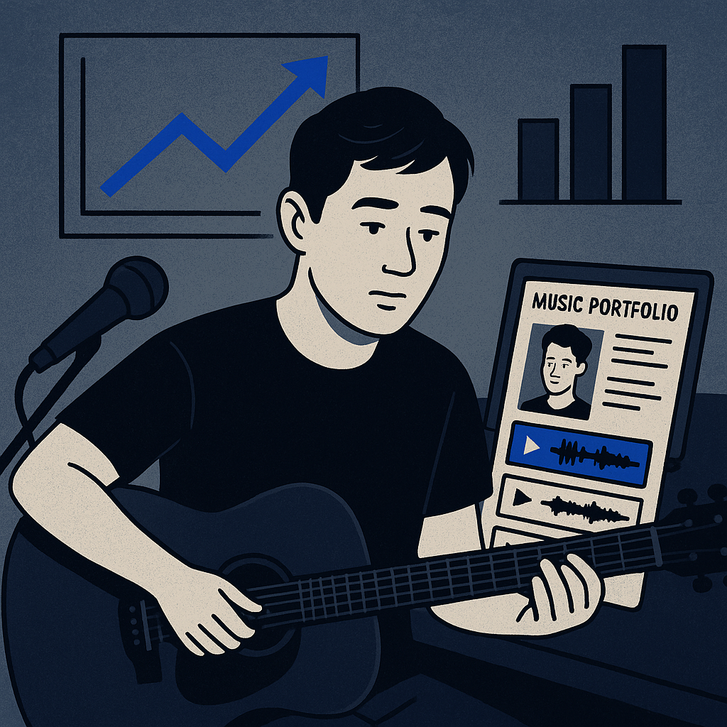 Case Study: Successful Music Portfolio Implementation — illustration